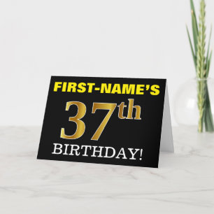 Carte Noir, Imitation Or "Carte 37e ANNIVERSAIRE"