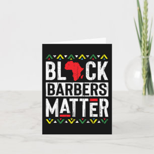 Carte Noir Mois Barbers Problème Histoire Femmes africai