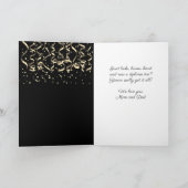 Carte Noir Rococo Félicitations Graduation Photo (Intérieur)