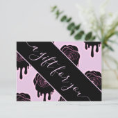 Carte Noir Rose Driving Glam Beauté Salon Maquillage (Debout devant)
