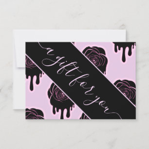 Carte Noir Rose Driving Glam Beauté Salon Maquillage