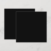 Carte Noir uni (Devant / Derrière)