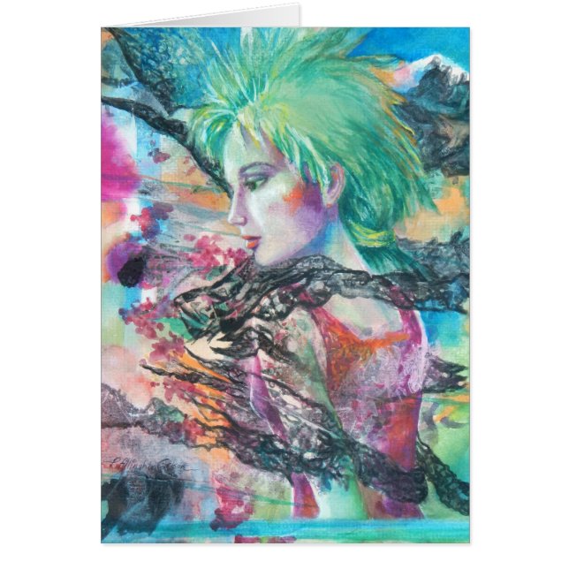 Carte noire de dentelle de PMACarlson (Devant)