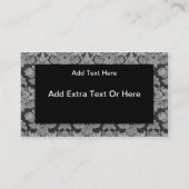 Carte noire de profil de damassé de gradient de (Dos)