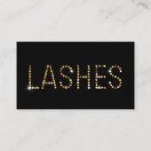 Carte noire de prolongements de cil des textes de (Devant)