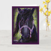 Carte noire d'étalon (Fleur jaune)