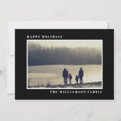 Carte noire photo de Joyeux Jours Modernes (Devant)