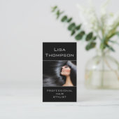 Carte noire professionnelle de salon de beauté de (Debout devant)