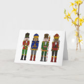 Carte Noisettes de Noël (Fleur jaune)