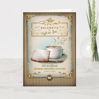 Carte NOLA Collection Café au Lait & Beignets
