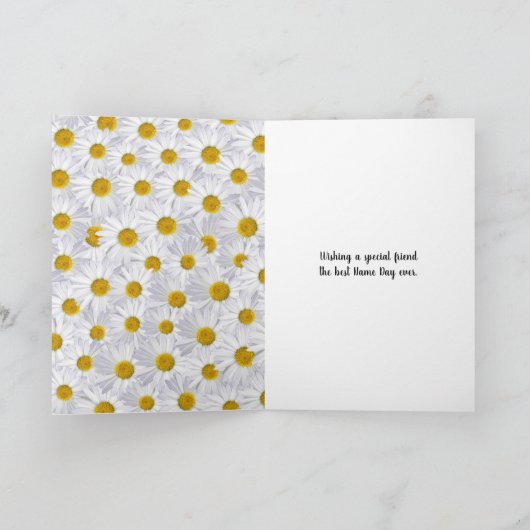 Carte Nom Day for friend daisy with lady bugs (Intérieur)