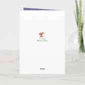 Carte Nom de coutume de couche-tard d'aquarelle de (Dos)