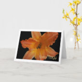 Carte nom de jour or jour ou anniversaire de bienvenue (Fleur jaune)