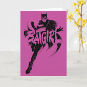 Carte Nom de la brosse d'encre Batgirl (Fleur jaune)