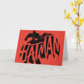 Carte Nom de la brosse d'encre Batman (Fleur jaune)