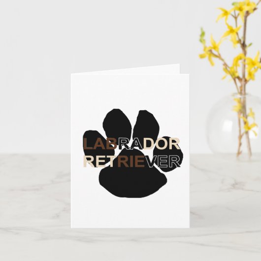 Carte nom de patte LR (Fleur jaune)