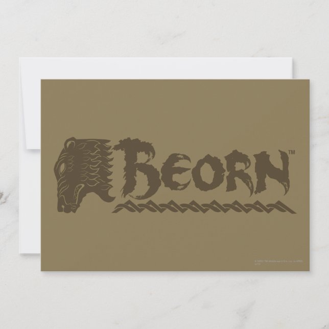 Carte Nom de tête d'ours BEORN™ (Devant)