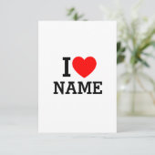 Carte Nom du coeur (Debout devant)