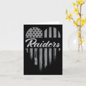 Carte Nom du cœur des Raiders Hommes Femmes Fille Enfant (Fleur jaune)