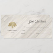 Carte Nom du Spa naturel Certificat cadeau (Devant / Derrière)