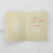 Carte Nom fait sur commande, bénédictions de RCIA sur la (Intérieur)