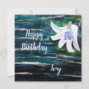Carte Nom personnalisé Anniversaire