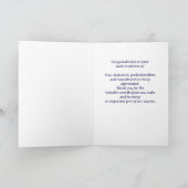 Carte Nom personnalisé de l'employé pour les 30 ans de s (Intérieur)