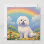 Carte Nom personnalisé du chien du mémorial du pont arc- (Devant)