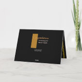 Carte NOM PERSONNALISÉ Félicitations Master's Degree V02 (Dos)