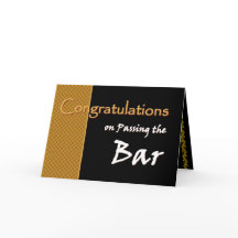 NOM PERSONNALISÉ Félicitations Passing Bar Exam A0
