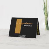 Carte NOM PERSONNALISÉ Félicitations - Vet Tech (Dos)