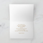 Carte Nom personnalisé, Matthieu Félicitations Servant d (Intérieur)