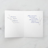 Carte Nom personnalisé Premier souvenir Anniversaire de  (Intérieur)