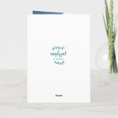 Carte Nom personnalisé/Relation Trick ou Treat Black Cat (Dos)