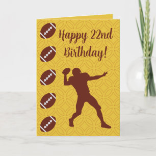 Carte Nom personnalisé Sentiment photo Sport Football