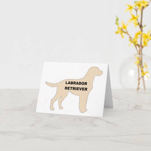 Carte nom silhouette jaune LR (Fleur jaune)