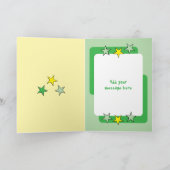 Carte Nom spécial petit-fils anniversaire vert (Intérieur)