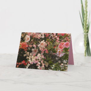 Carte Nombreuses Fleurs colorées Toutes les occasions Sa