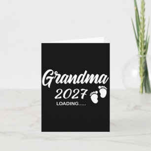 Carte Nommée Grand-Mère 2027 Annonce de bébé en chargeme