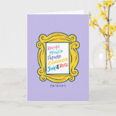 Carte Noms d'amis™ dans Peephole (Fleur jaune)