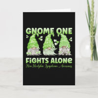 Non Hodgkin Lymphoma Cancer Lime Ribbon Gnome