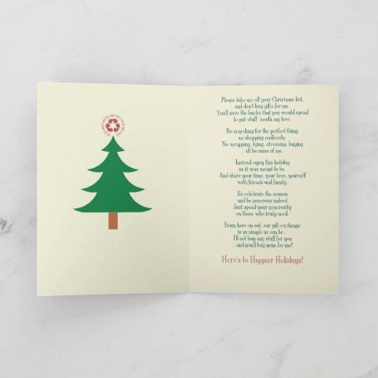 Carte non-Noël (Intérieur)