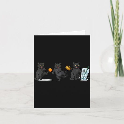 Carte Non pas de rois pas de chat de glace mème politiqu (Devant)