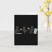 Carte Non pas de rois pas de chat de glace mème politiqu (Fleur jaune)