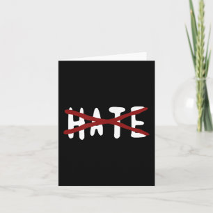 Carte Non Pour La Haine, Citation D'Inspiration De Motiv