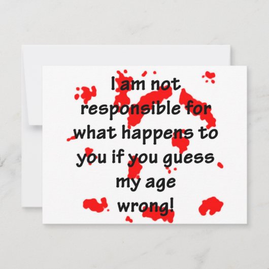 Carte Non responsable (Devant)