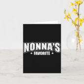 Carte Nonna's Favorite  (Fleur jaune)