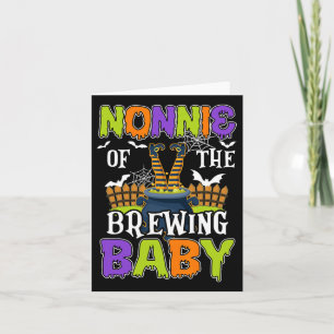 Carte Nonnie du costume de Halloween de Brewing Byby 