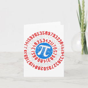 Carte Nope Pi Day Drôle Masque Visage Enseignant Quaran