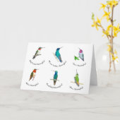 Carte Nord-Américaine des oiseaux de brousse (Fleur jaune)